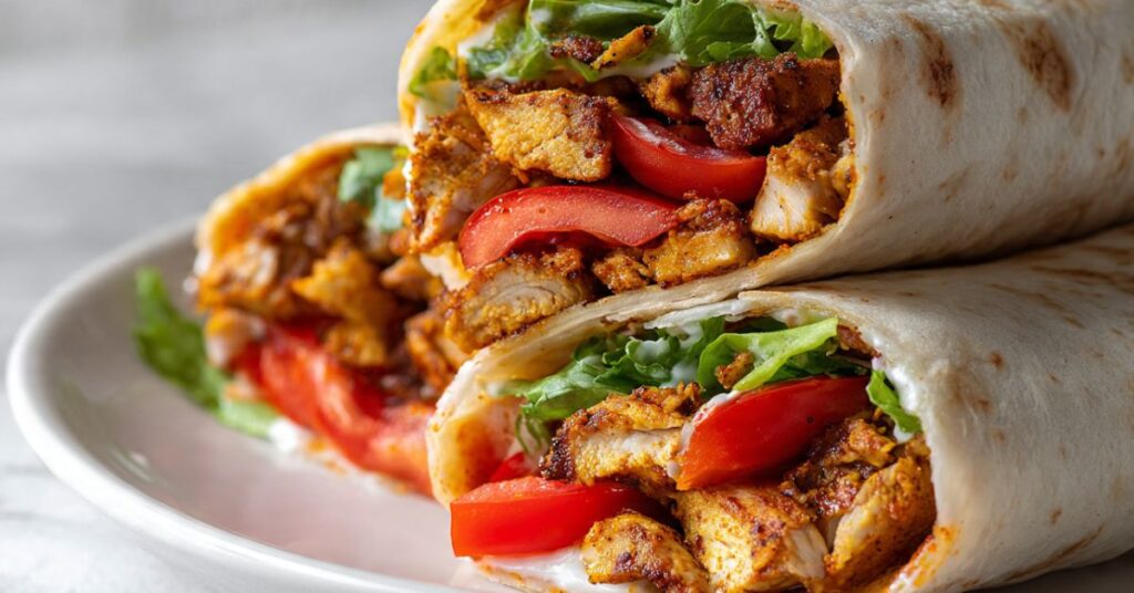 Chicken Shawarma with Garlic Sauce Recipe (Easy & Delicious)