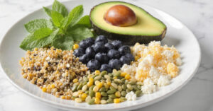 avocado blueberry quinoa salad ingredients
