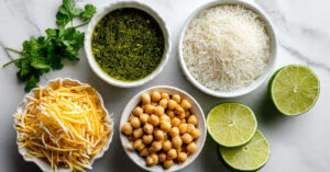 salsa verde rice bake ingredients