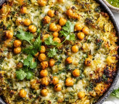 salsa verde rice bake