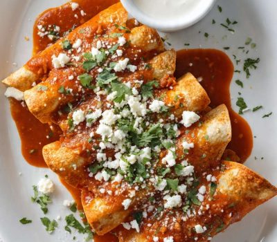 Christmas Enchiladas: Festive Red and Green Holiday Enchiladas
