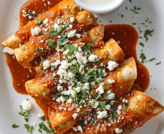 Christmas Enchiladas: Festive Red and Green Holiday Enchiladas