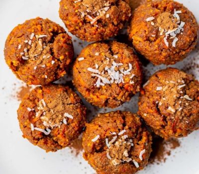 Raw Vegan Carrot Cake Bites