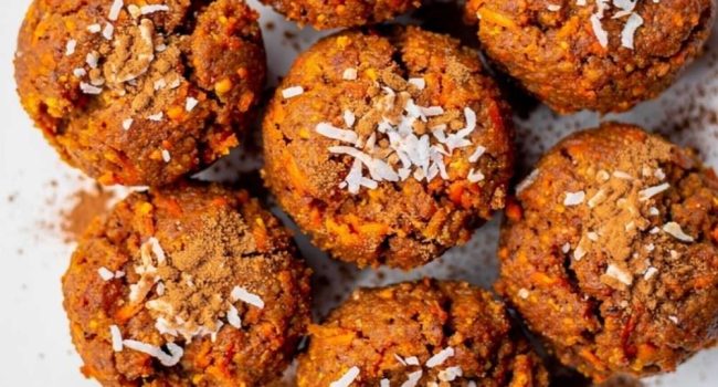 Raw Vegan Carrot Cake Bites