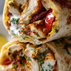 Chicken Shawarma with Garlic Sauce Recipe (Easy & Delicious)