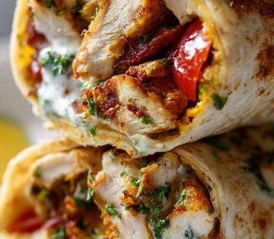 Chicken Shawarma with Garlic Sauce Recipe (Easy & Delicious)
