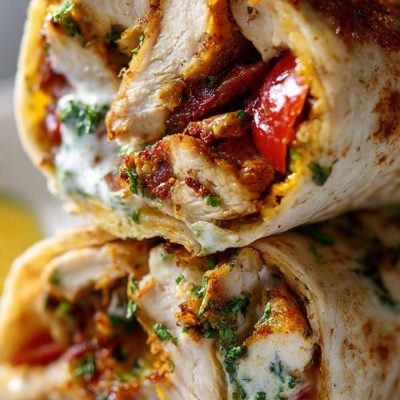 Chicken Shawarma with Garlic Sauce Recipe (Easy & Delicious)