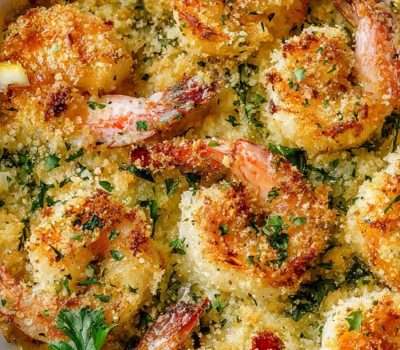 garlic parmesan baked shrimp - Spoonista