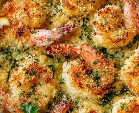 garlic parmesan baked shrimp - Spoonista