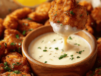 Crispy golden air fryer chicken thighs with smoky spice crust on a white plate