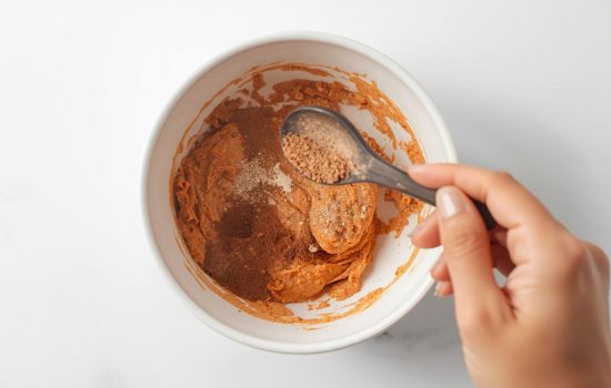 Step 3 — Add Flavoring for Raw Vegan Carrot Cake Bites