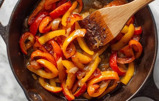 Sauté the Vegetables for Rasta Pasta Recipe