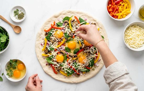 Select Your Toppings the Breakfast Pizza Recipe