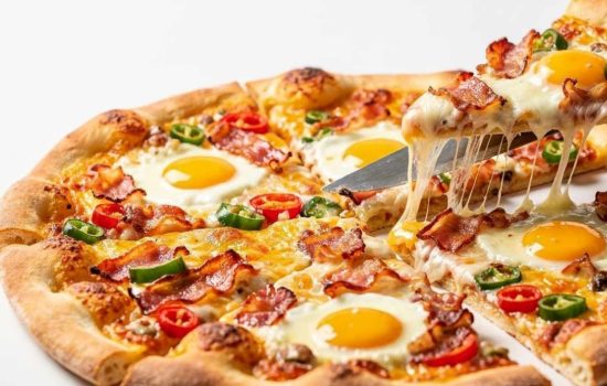 Serve and Enjoy the Breakfast Pizza Recipe