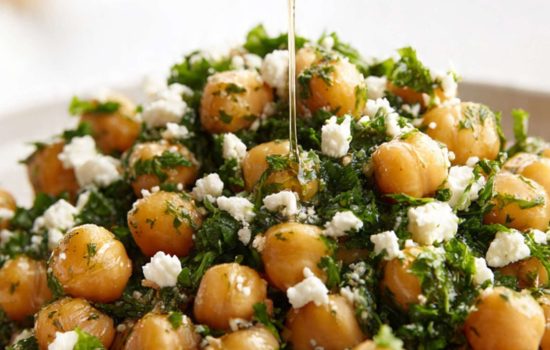 Serve and enjoy-Bold, Zesty Chimichurri Chickpeas with Feta