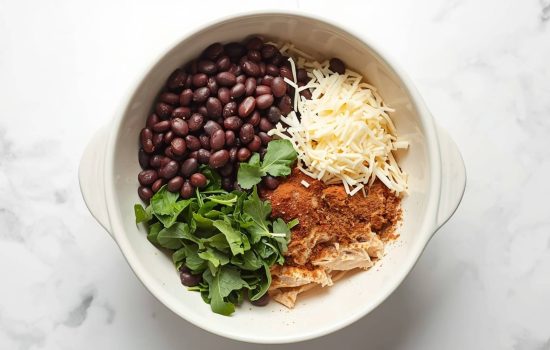 Prepare the filling - Christmas Enchiladas: Festive Red and Green Holiday Enchiladas